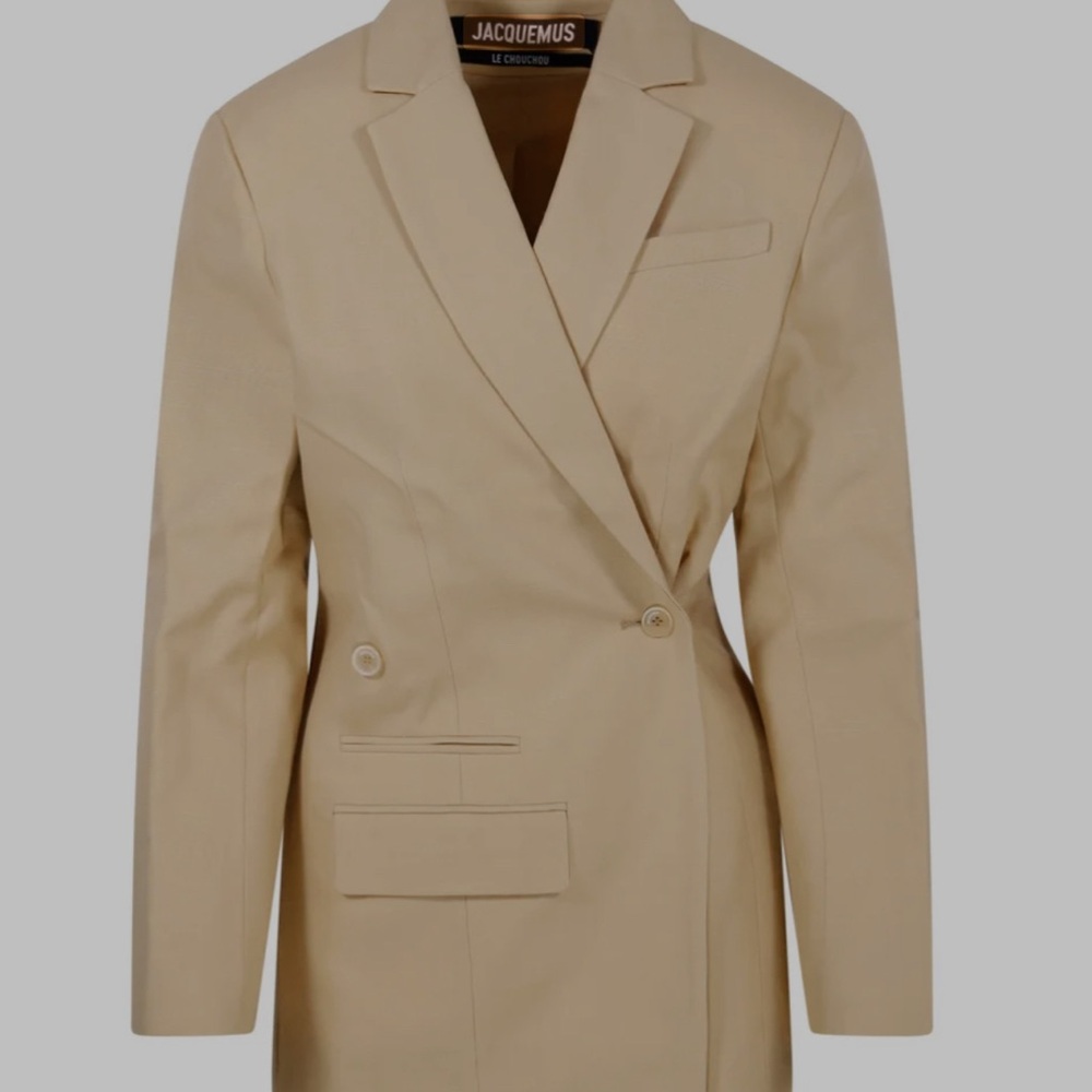 Jacquemus Beige Double-Breasted Blazer
